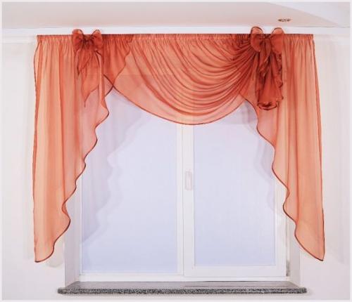 Как сшить штору на кухню аркой. Шторы аркой на свою кухню шьем самостоятельно