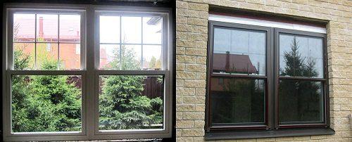 Схема открывания английских вертикальных сдвижных окон. Что представляют собой окна английского типа?