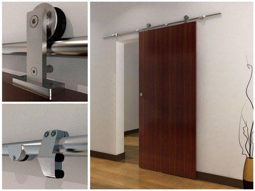 Межкомнатные раздвижные двери на рельсе. Разновидности