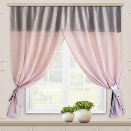 Шторы до подоконника на кухню. Виды коротких штор