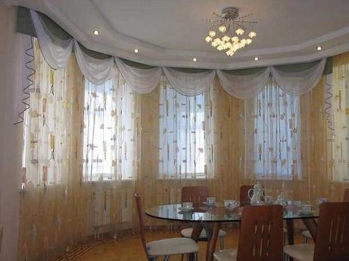 Шторы без тюли в интерьере. Тюль с ламбрекеном