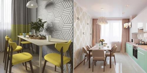 Обои для Маленькой Кухни 2022. Какие обои поклеить в Маленькой кухне: фото-идеи 2021-2022