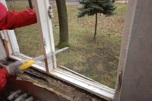 Установка глухого пластикового окна. Замеры окна 04 Установка глухого пластикового окна. Замеры окна 04