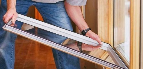 Замена стеклопакета в деревянных окнах. Как производится замена стеклопакетов? 01