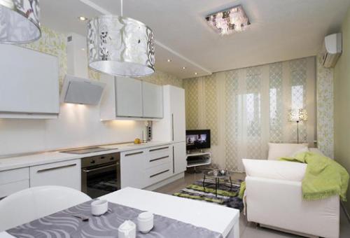 Японские панели-шторы в интерьере квартиры. Японские шторы для кухни: практичность и хороший вкус (18 фото) 03 Японские панели-шторы в интерьере квартиры. Японские шторы для кухни: практичность и хороший вкус (18 фото) 03