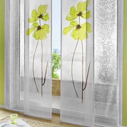 Японские панели-шторы в интерьере квартиры. Японские шторы для кухни: практичность и хороший вкус (18 фото) 01 Японские панели-шторы в интерьере квартиры. Японские шторы для кухни: практичность и хороший вкус (18 фото) 01