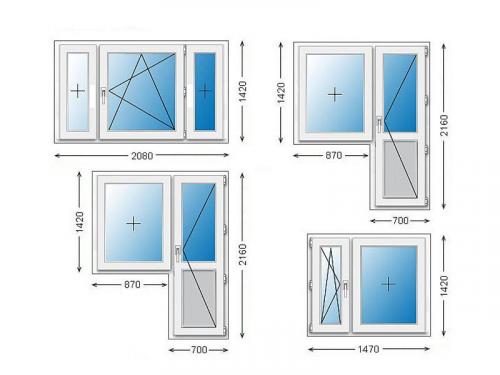 Размеры готовых пластиковых окон. Размеры пластиковых окон по ГОСТу
