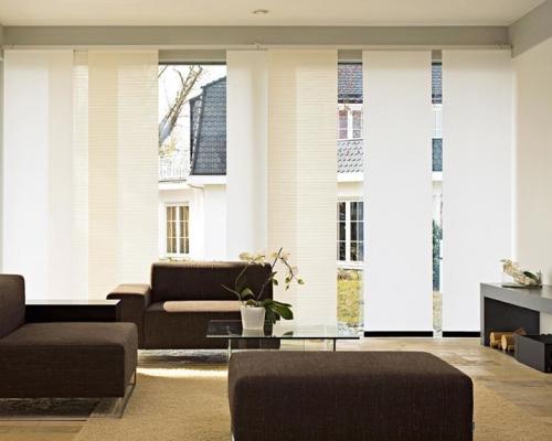 Японские шторы и Карнизы в интерьере. Выбор текстиля для экранированных штор