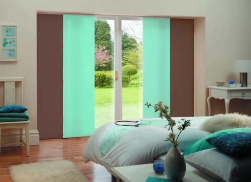 Японские шторы и Карнизы в интерьере. Выбор текстиля для экранированных штор