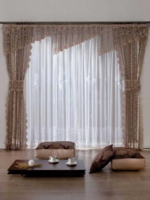 Короткая тюль в гостиную. Тюль для гостиной: 135 фото и видео примеров стильного оформления окон в современном интерьере