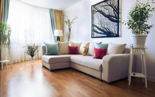 Как выбрать тюль и шторы в квартиру. Как рассчитать и выбрать длину штор 15