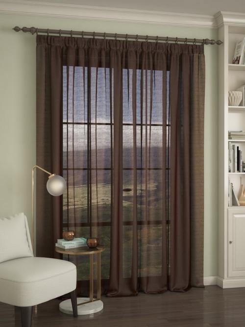 Тюль в гостиную в современном стиле. Как выбрать