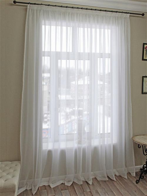 Тюль в гостиную в современном стиле. Как выбрать