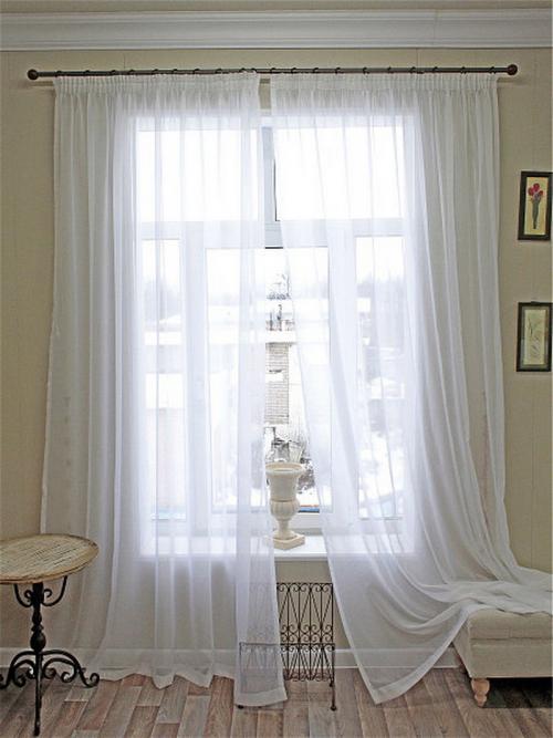 Тюль в гостиную в современном стиле. Как выбрать