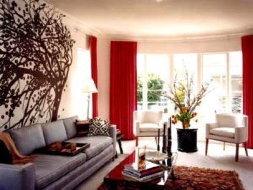 Шторы для гостиной в современном стиле. Как правильно подобрать цвет