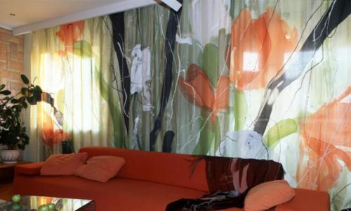 Как сочетать тюль и шторы. Как подбирать тюль к стилю разных комнат 19 Как сочетать тюль и шторы. Как подбирать тюль к стилю разных комнат 19