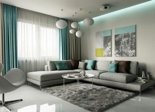 ШТОРЫ В ГОСТИНУЮ В СОВРЕМЕННОМ СТИЛЕ (100+ вариантов)