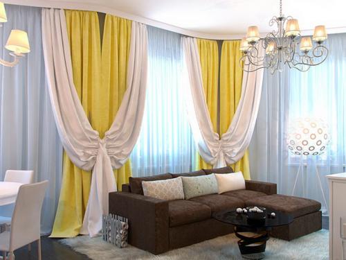 ШТОРЫ В ГОСТИНУЮ В СОВРЕМЕННОМ СТИЛЕ (100+ вариантов)
