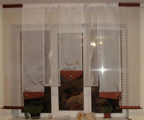 Японские шторы в интерьере спальни. Как устроены японские шторы